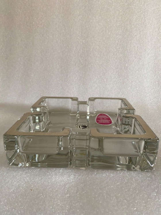 Cenicero original Walther-Glas y plata – Accesorios de mesa, Vidrio (photo 4 of 7)
