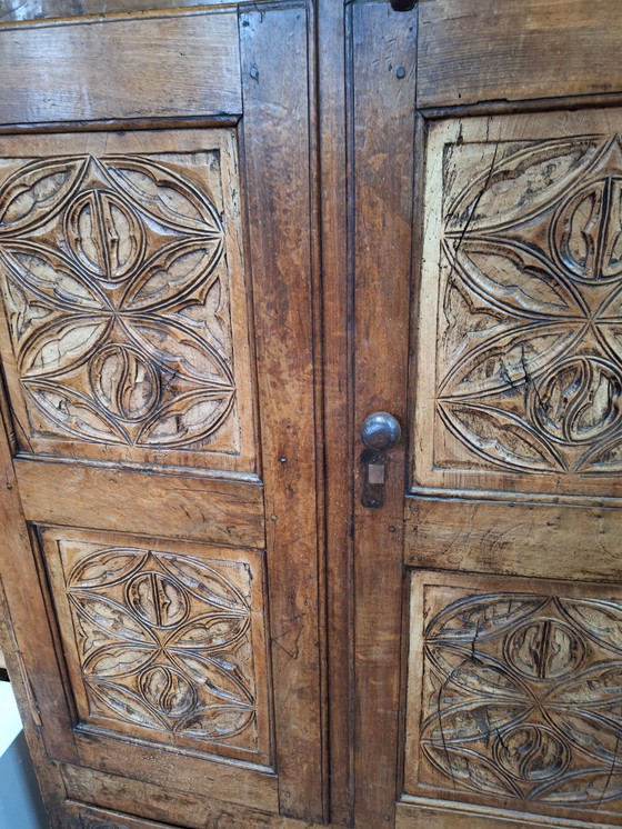 Image 1 of Antique oak cabinet