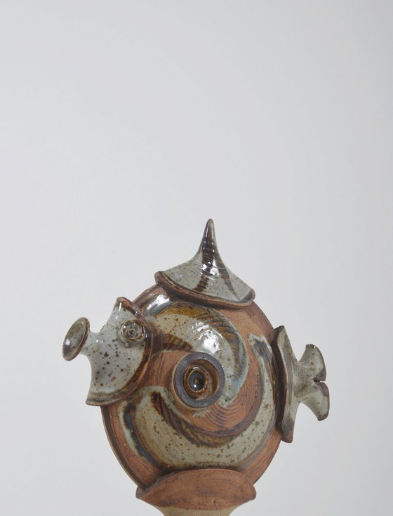 Image 1 of Danish ceramic sculpture of a fish, 1970s