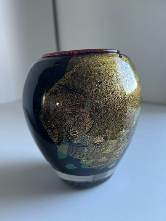 Image 1 of Blown glass vase, Jean-Claude NOVARO