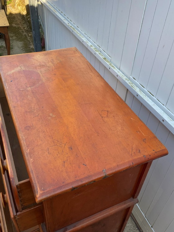 Image 1 of Cómoda de madera blanca 1950