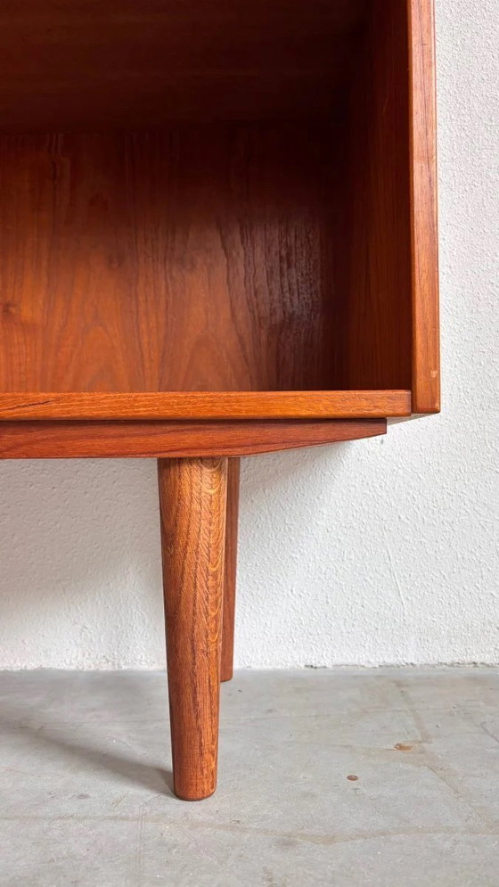 Image 1 of Vintage bookcase sliding doors teak