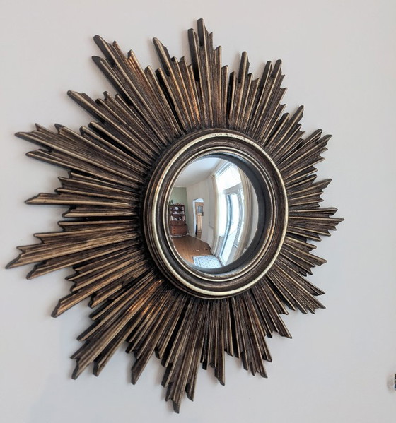 Image 1 of Magnificent mid-century sun mirror