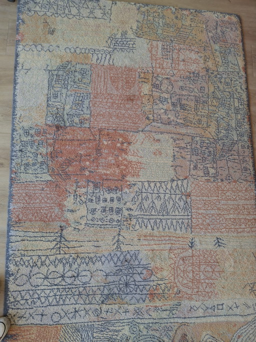 Vintage Paul Klee Florentine rug