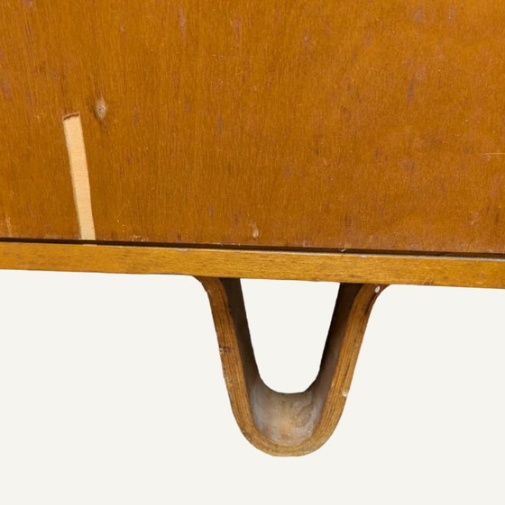 Pastoe KB04 Wooden Wardrobe with Drawer, Metal, Brown, Vintage (photo 10 of 10)