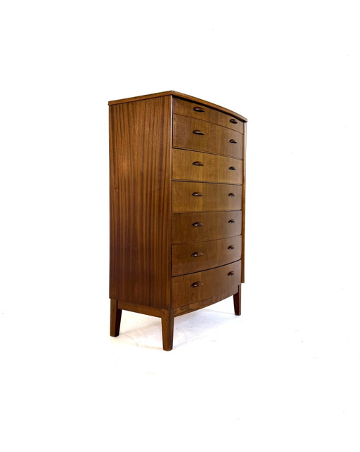 Cómoda danesa XXL vintage de nogal de los años 60. – ladekasten, Wood