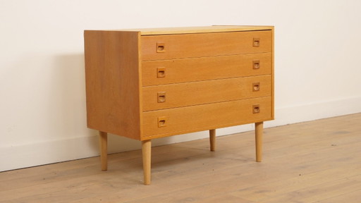 Commode danoise vintage | 4 tiroirs | Chêne