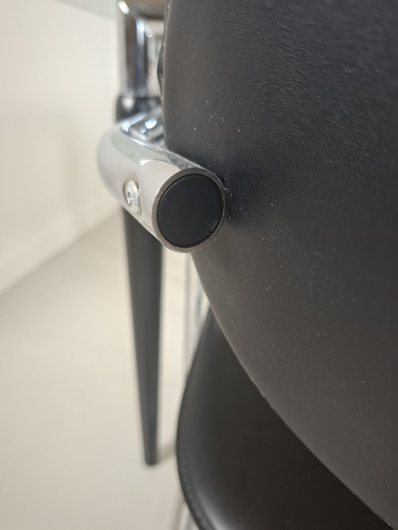 Image 1 of Effezeta Post modern eettafel set met 5 stoelen italian Design jaren 80 