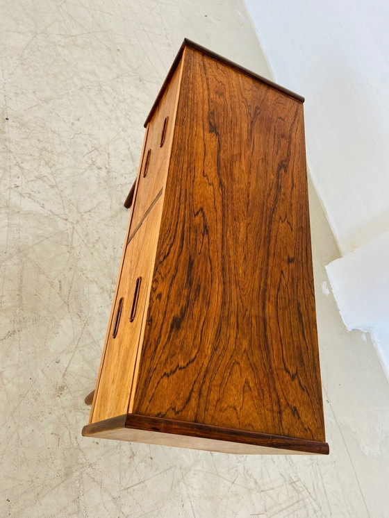 Image 1 of Vintage Danish Mid-Century Rosewood Chest of Drawers, 1960s