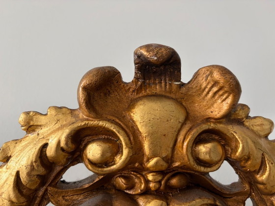 Großer antiker Goldspiegel (210 x 112,5 cm) – Glass, Wood (photo 4 of 7)