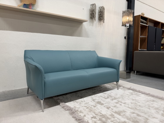 Leolux Mayon 2.5-seater Sofa Blue leather, 2 seaters (photo 5 of 10)