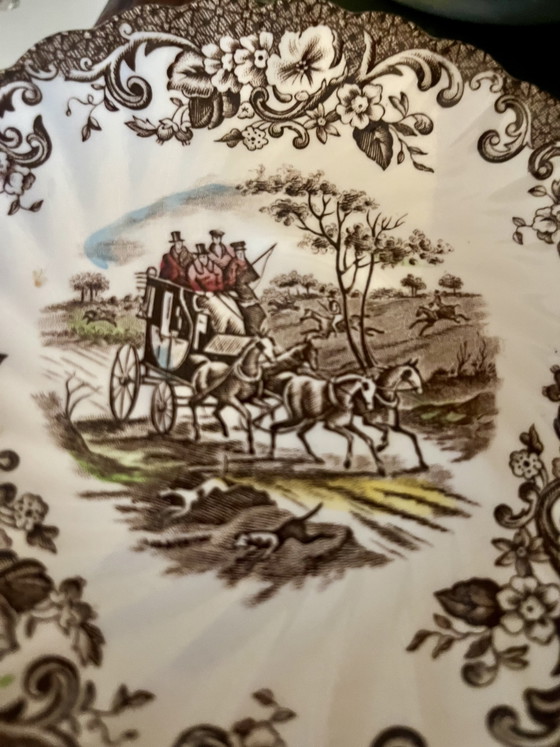 Vintage 'Coaching Scenes' Crockery - Johnson Brothers – Porcelain (photo 10 of 15)