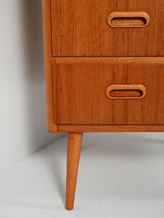 Image 1 of Scandinavian Teak Chest of Drawers, 50s
