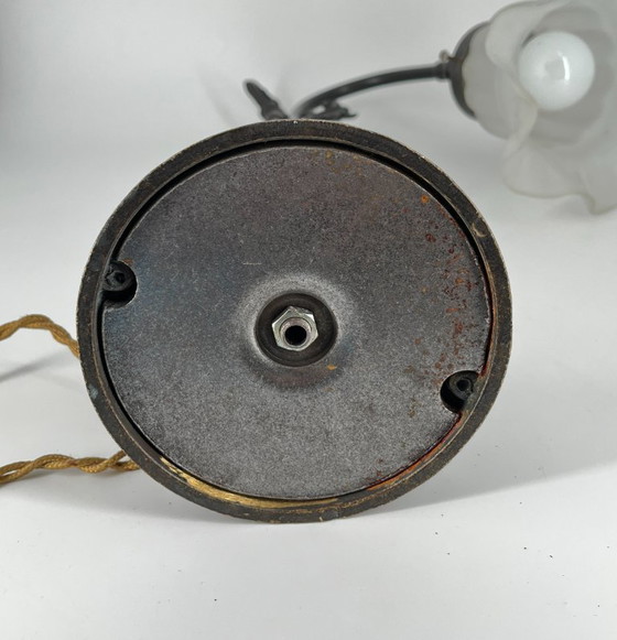 Image 1 of Art Nouveau Art Deco Art Nouveau lamp - messing/brons