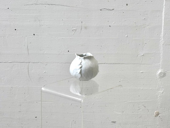 Image 1 of Organically shaped (cabbage-shaped) porcelain vase, 1970s