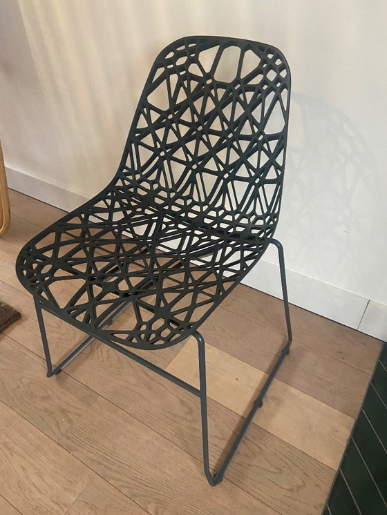 Image 1 of Sedia in filo metallico di design