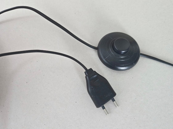 Image 1 of Vintage Diabolo vloerlamp uit de jaren 60 in rood plastic.