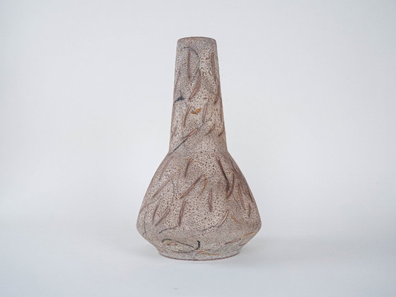 Image 1 of Keramikvase im Boho-Stil, deutsches Design, 1960er Jahre, hergestellt in Deutschland