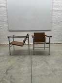 Set Van Twee Leren Eenzits 