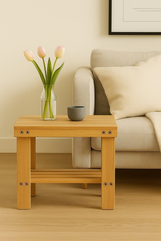 Image 1 of Japandi design bijzettafel douchekruk