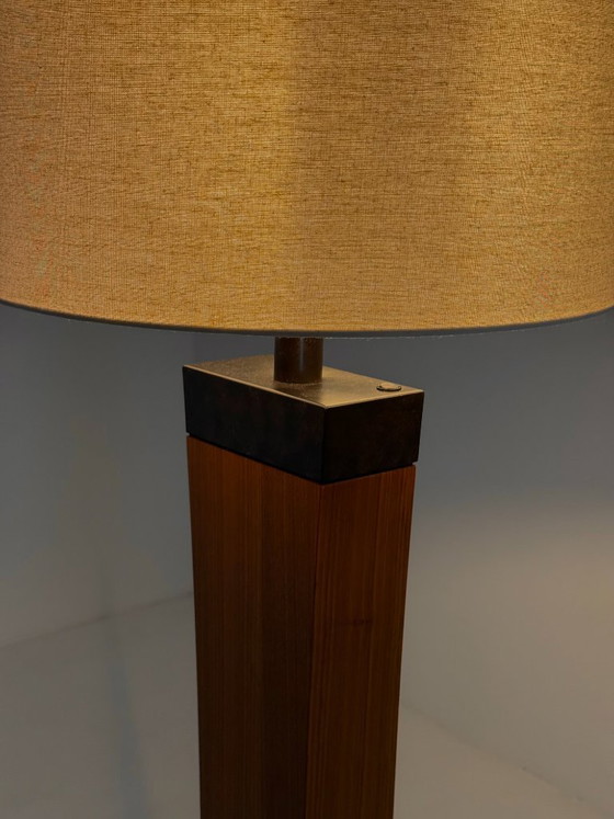 Italiaanse Mid Century Vloerlamp Van Teakhout – Vloerlampen, Wood, Metal (photo 10 of 23)