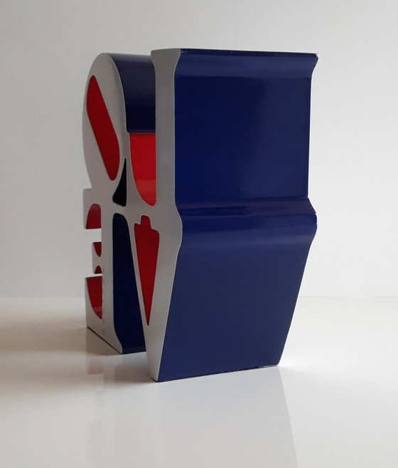 Image 1 of Robert Indiana - Sculpture Love - Blue, Red and White