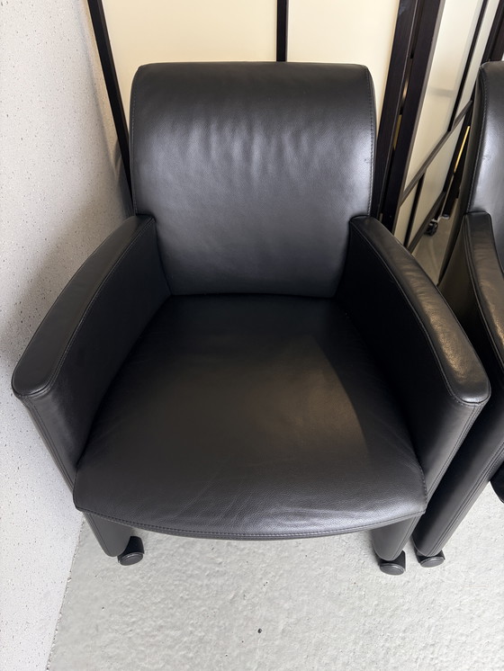 Image 1 of Sedia da pranzo Leolux Quantissimo con ruote piroettanti