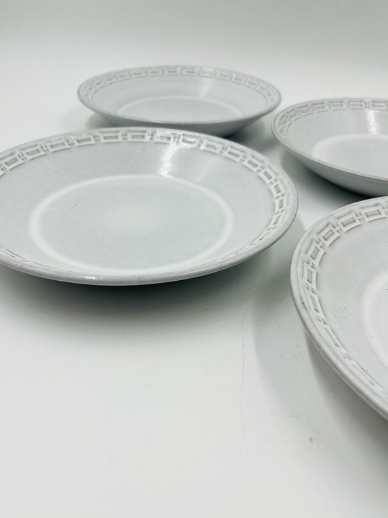 Image 1 of Set di 4 piatti fondi Karl Leutner Ceramano Epsilon