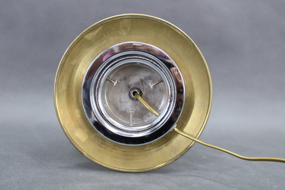 Image 1 of 1980s Italian Globe Glass Table Lamp