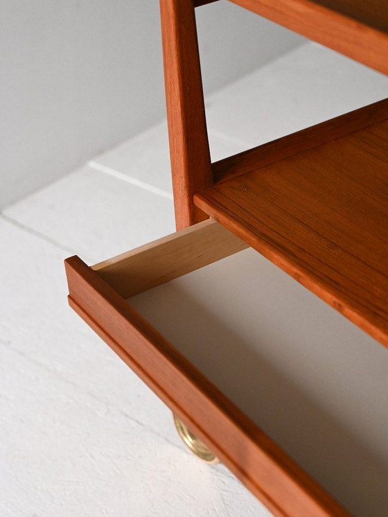 Image 1 of Carrello da portata vintage scandinavo Julius