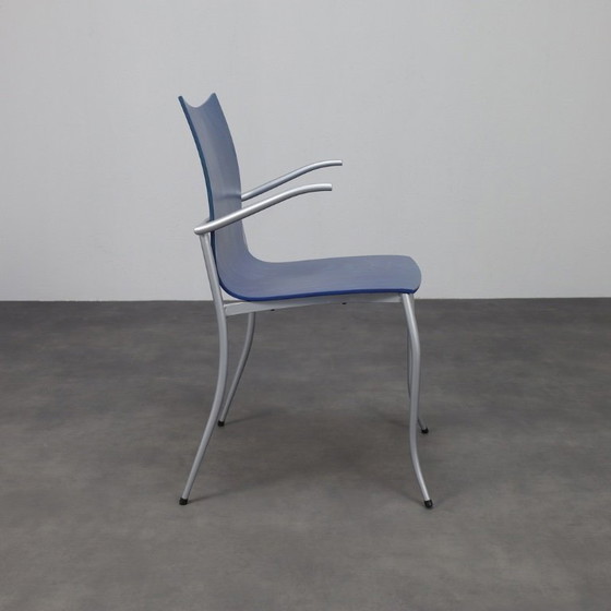 Image 1 of KFF - Karl Friedrich Förster, 4 xSillas de comedor postmodernas, años 90