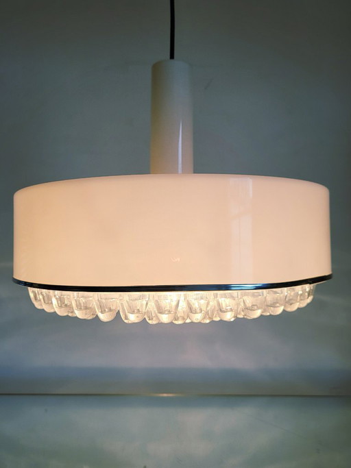 Lampe vintage de style futuriste des années 1960 en plexiglas, à bulles