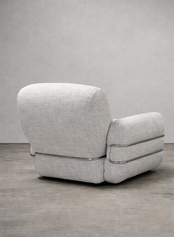 Image 1 of Paire de fauteuils tubulaires bedding brevetti « tropicana »