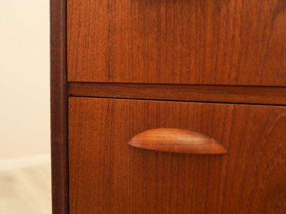Image 1 of Teak chest of drawers, Danish design, 1970s, made in Denmark
