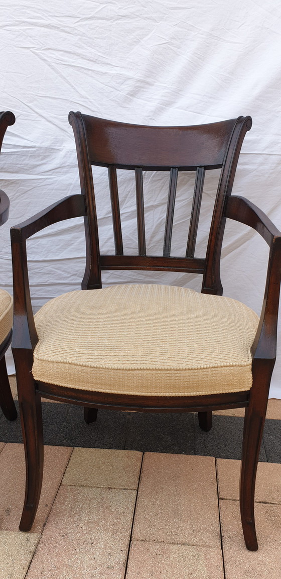 Image 1 of 4 Antique English Dining Chairs