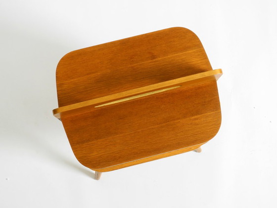 Bellissima scatola da cucito originale in teak Mid Century con scomparti a cerniera – Tavolini, Legno (photo 7 of 20)