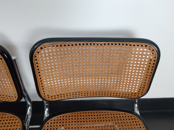 Image 1 of Set di quattro sedie B32 di Gavina della fine degli anni '60