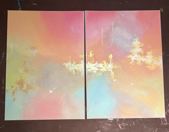 Tableau en deux panneaux 70x50 cm – Peintures et dessins, Canvas (photo 4 of 7)