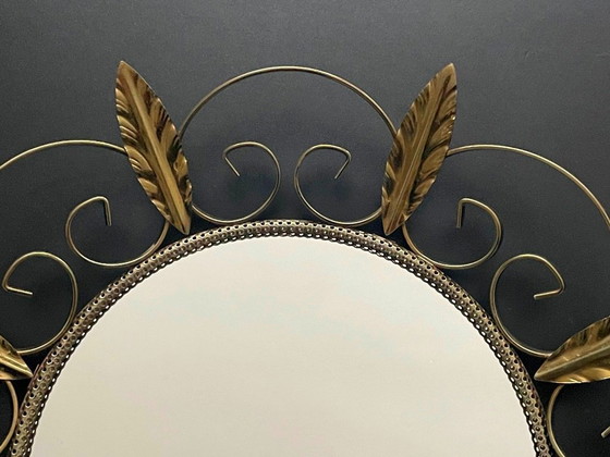 Image 1 of Deknudt Sun Mirror * Hollywood Regency * 60s Vintage