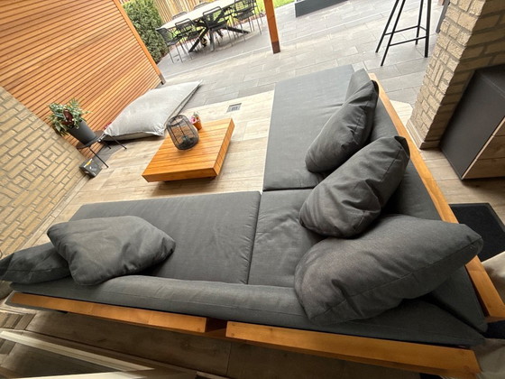Image 1 of Lounge Bench With Matching Table