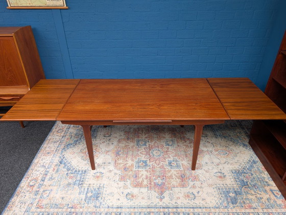 Image 1 of Vintage Extendable Dining Table, Vejle Stolefabrik, Danish Design From The Sixties