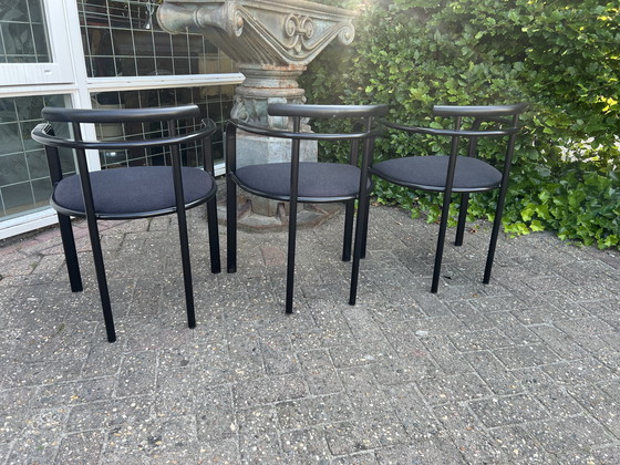 Image 1 of Ensemble de 3 chaises de salle à manger postmodernes, Segis