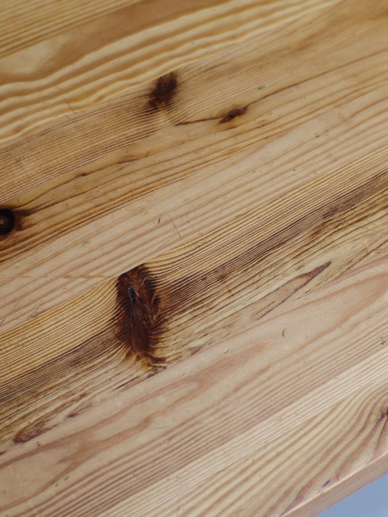 Image 1 of Ate van Apeldoorn Schreibtisch Esstisch Kiefer 1970er