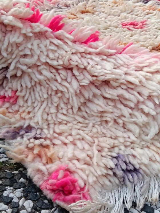 Image 1 of Hand-knotted Berber wool rug 170x77cm