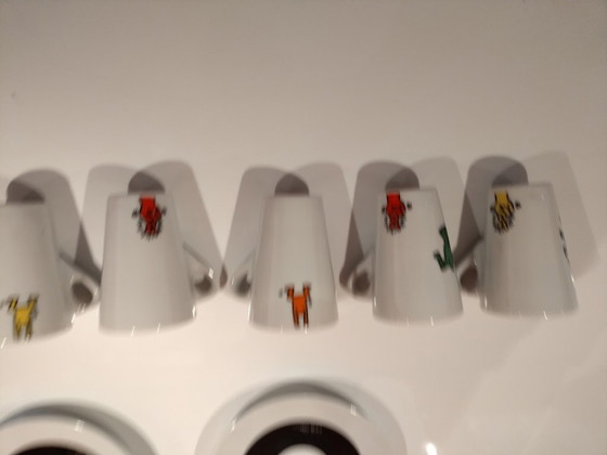 Image 1 of Tazzine da caffè espresso Keith Haring (5 set) Tognana