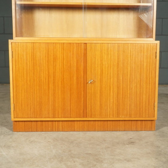 Image 1 of Vintage highboard – vitrinekast – jaren 60