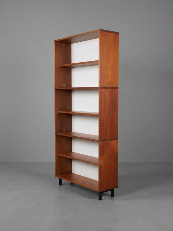 Cees Braakman for Pastoe Modulaire Teak Boekenkast, jaren 50 – Boekenkasten, Wood (photo 4 of 6)