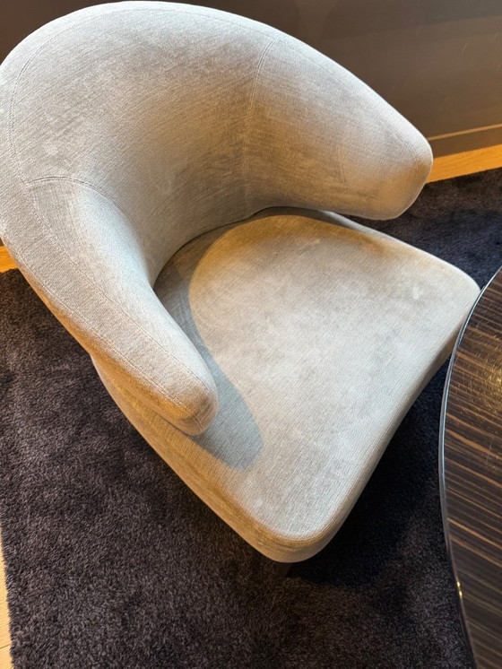 Image 1 of Fauteuil Aston Minotti 2x avec repose-pieds