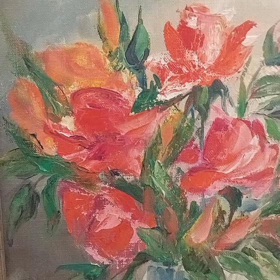 Image 1 of Dipinto di bouquet di fiori 