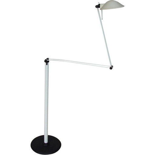Lámpara de pie vintage de metal y plástico para Ikea, 1990